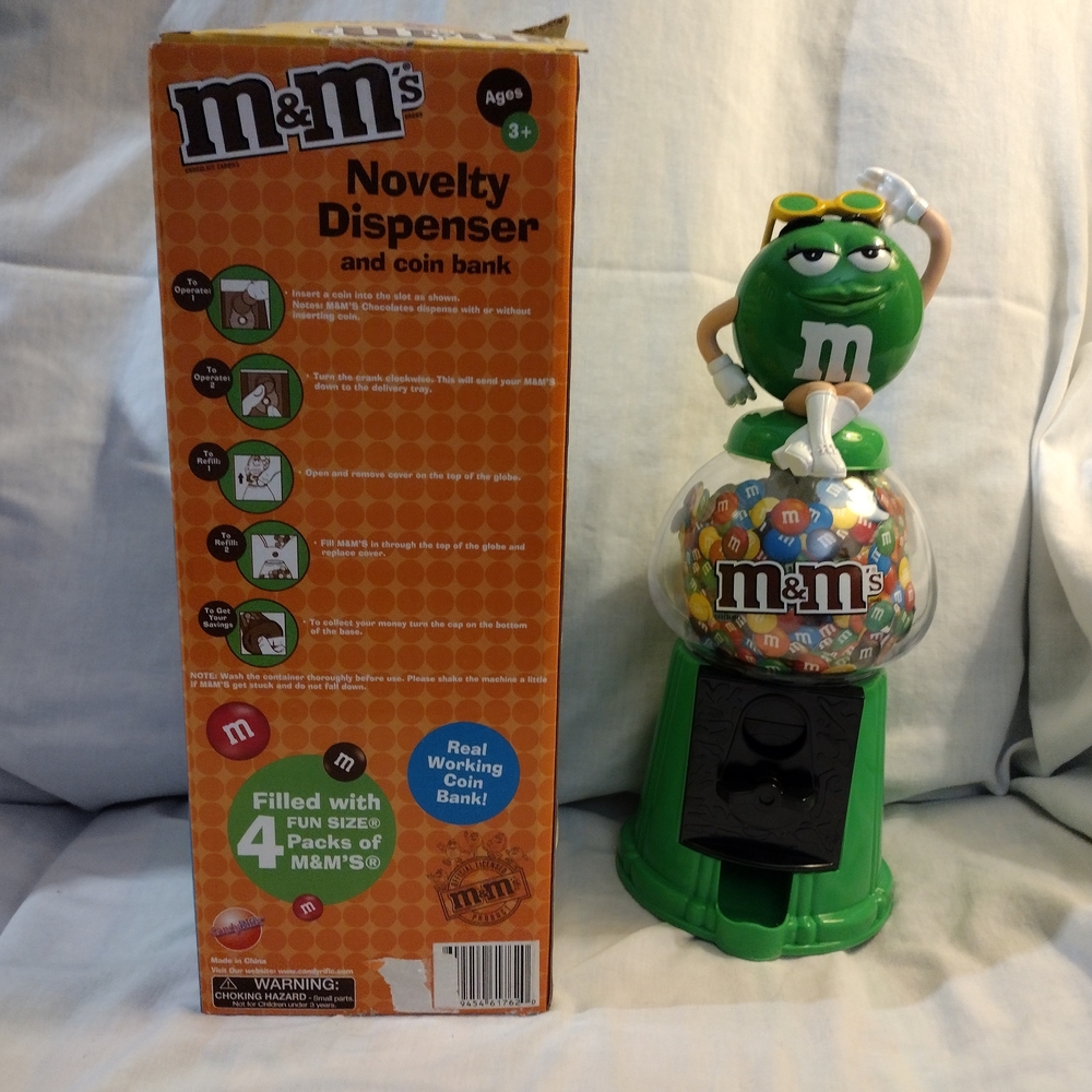 M&M's Green Candy Dispenser - Picture 11 of 12
